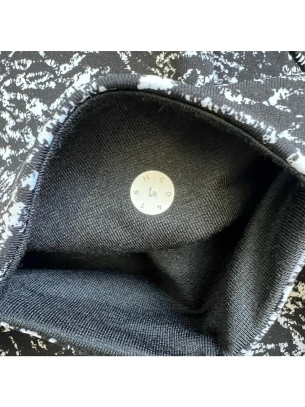 Lululemon Deep Breath Tight in Iced Wave White Black - 4